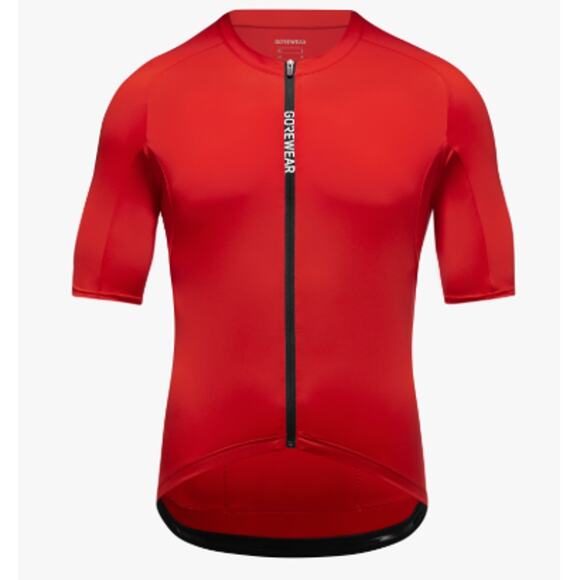 GOREWEAR Men's Lab Red Fireball Spinshift Jersey Size L - Picture 1 of 14